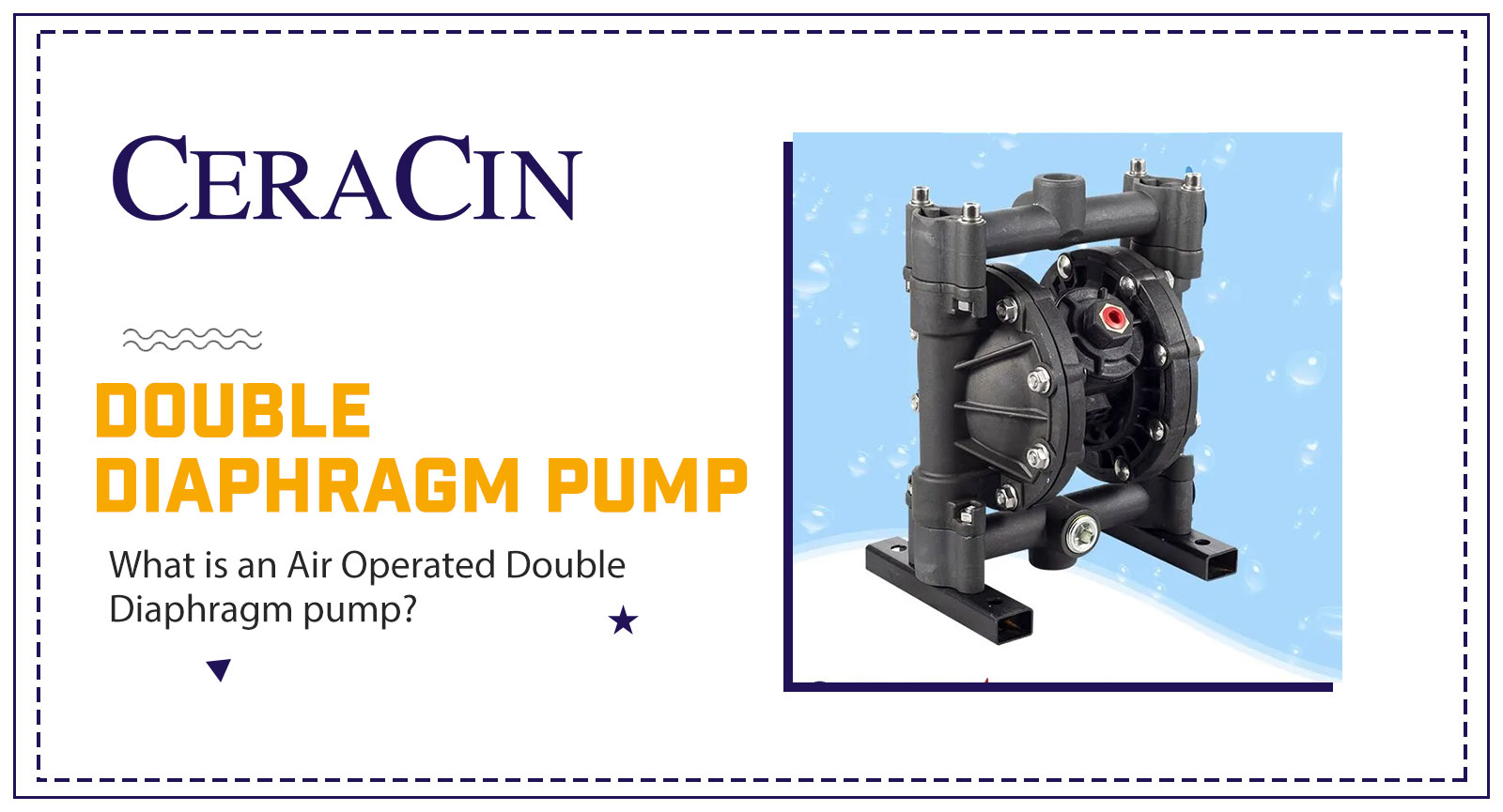 Double Diaphragm Pump, Ceracin